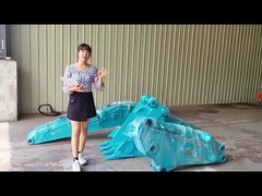 굴착기 터널 암