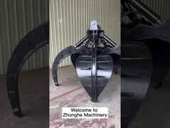 굴삭기 오렌지 껍질 격투