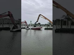 발굴기 덩어리 팔 덩어리 붐 발굴기 긴 팔 긴 팔 긴 붐 고양이 히타치