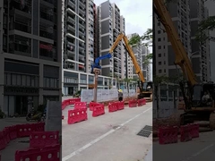 굴삭기용 파일 드라이버 부착물 파일 드라이버 굴삭기 Cat 336 굴삭기용 롱 암