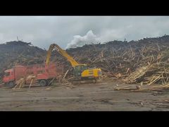 굴착기 해체 암, 목재 집게 장착 굴착기, 굴착기 롱 암, 굴착기 롱 암