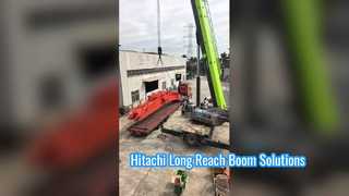 Hitachi 굴삭기 롱 리치 붐 암: 까다로운 환경에서 성능 향상