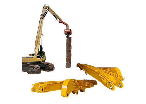 Q355B / Q690D 수압 발굴기 스파일 드라이버 붐 19m 스파일 높이