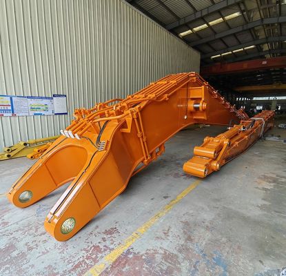 Q690D 엑스카버 롱 레치 붐 캔 실린더와 함께 모래를 부하