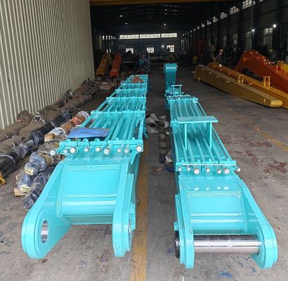 내구성 20-45tons 발굴기 18m 2 섹션 철거 부름 건물 철거 작업,Q355B 발굴기 부착