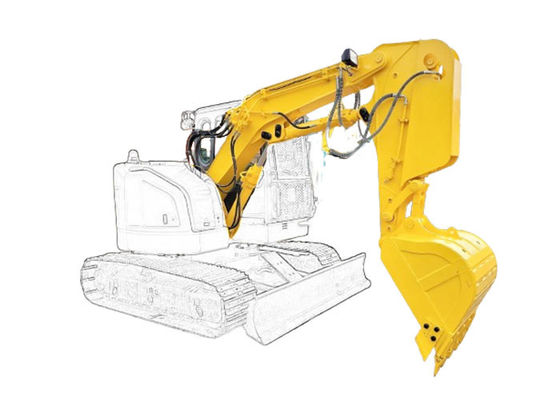 Heavy Duty Hydraulic Excavator Tunnel Arm Shorten Boom and Arm 40-45Ton Load Capacity for Mining & Construction