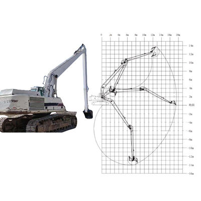 18m 20m 24m 롱 리치 붐 굴삭기 롱 리치 고효율