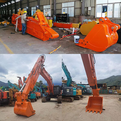 10000mm Q355B 수압 발굴기 망원경 붐