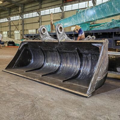 발굴기 부착기 발굴기 구덩이 청소 버킷 미니 발굴기 진흙 버킷 1500mm 폭 8-11T 발굴기